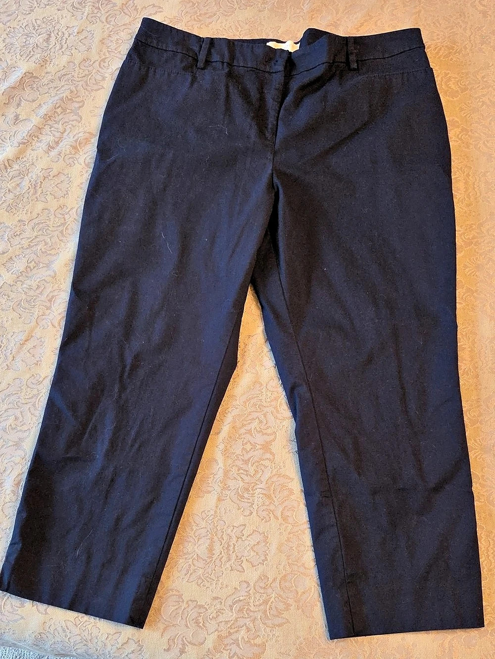 Talbots Straight Leg Pants in Navy Size 14P Like New